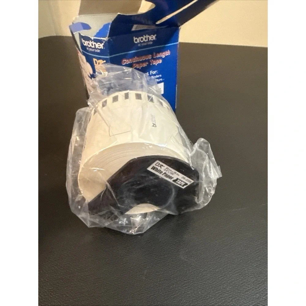 Brother DK-2205 Label Printer Labels Black On White 2.4